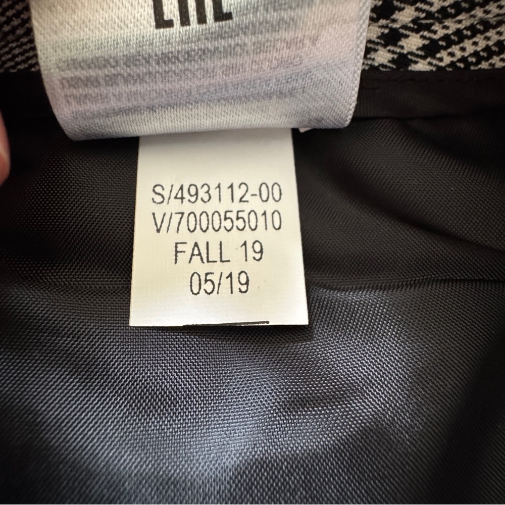 NWT Banana Republic Sloan Curvy Ankle Pants Plaid 8 Tall Career Office - Picture 9 of 15